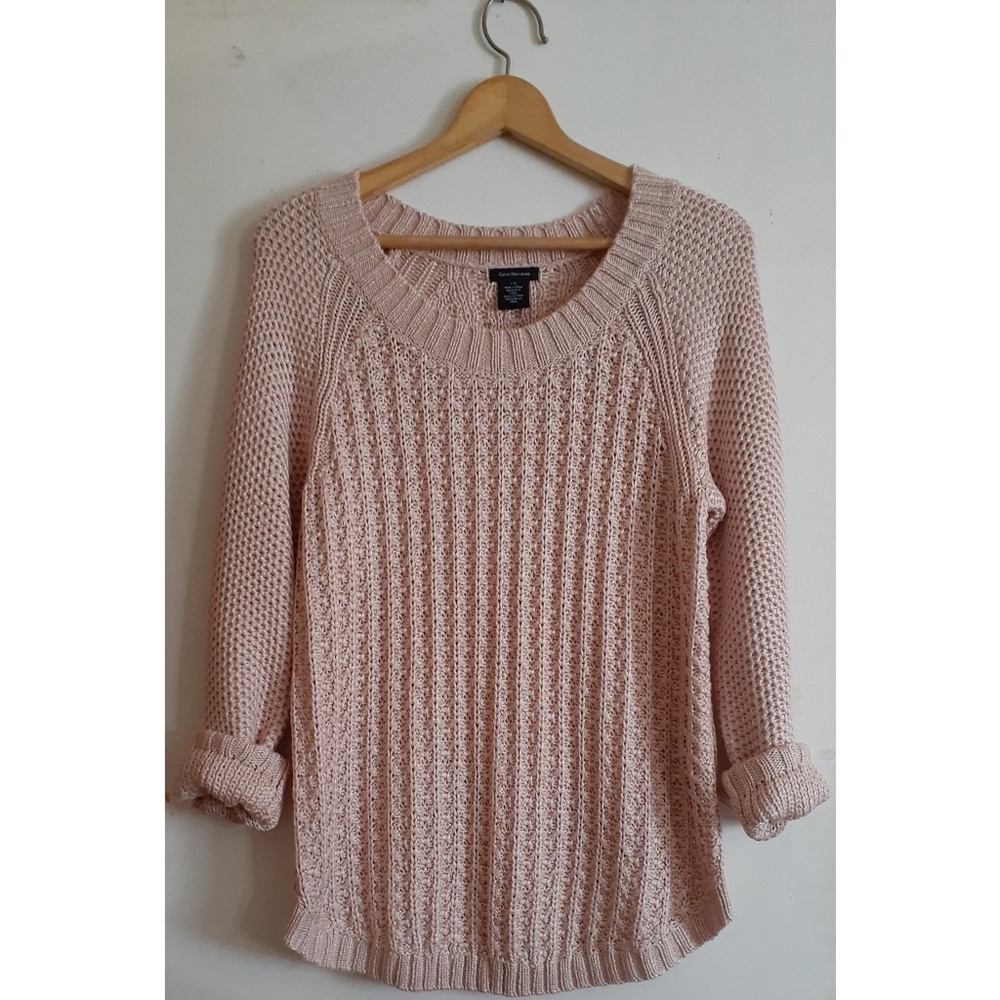 |NWOT CALVIN KLEIN CHUNY KNIT CABLE SWEATER|